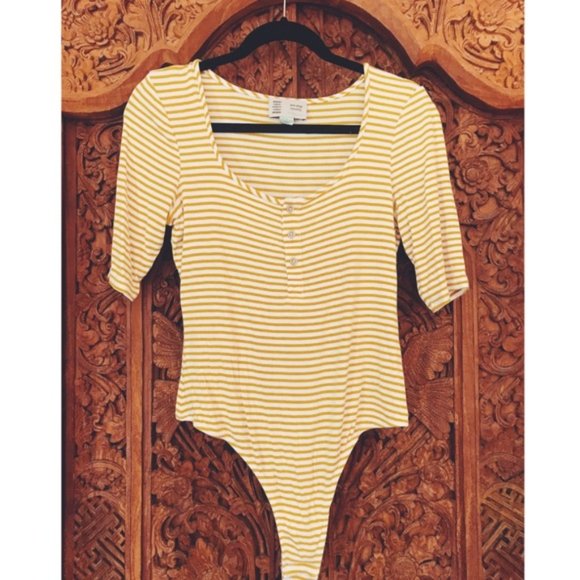 Anthropologie | NWT Ribbed Henley Bodysuit - Picture 5 of 14